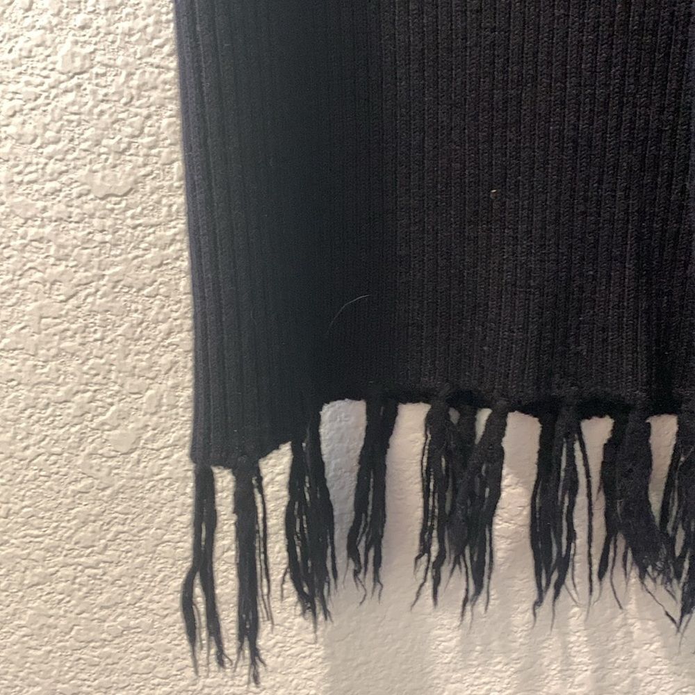 Black winter  Knit Skirt - Picture 4 of 5